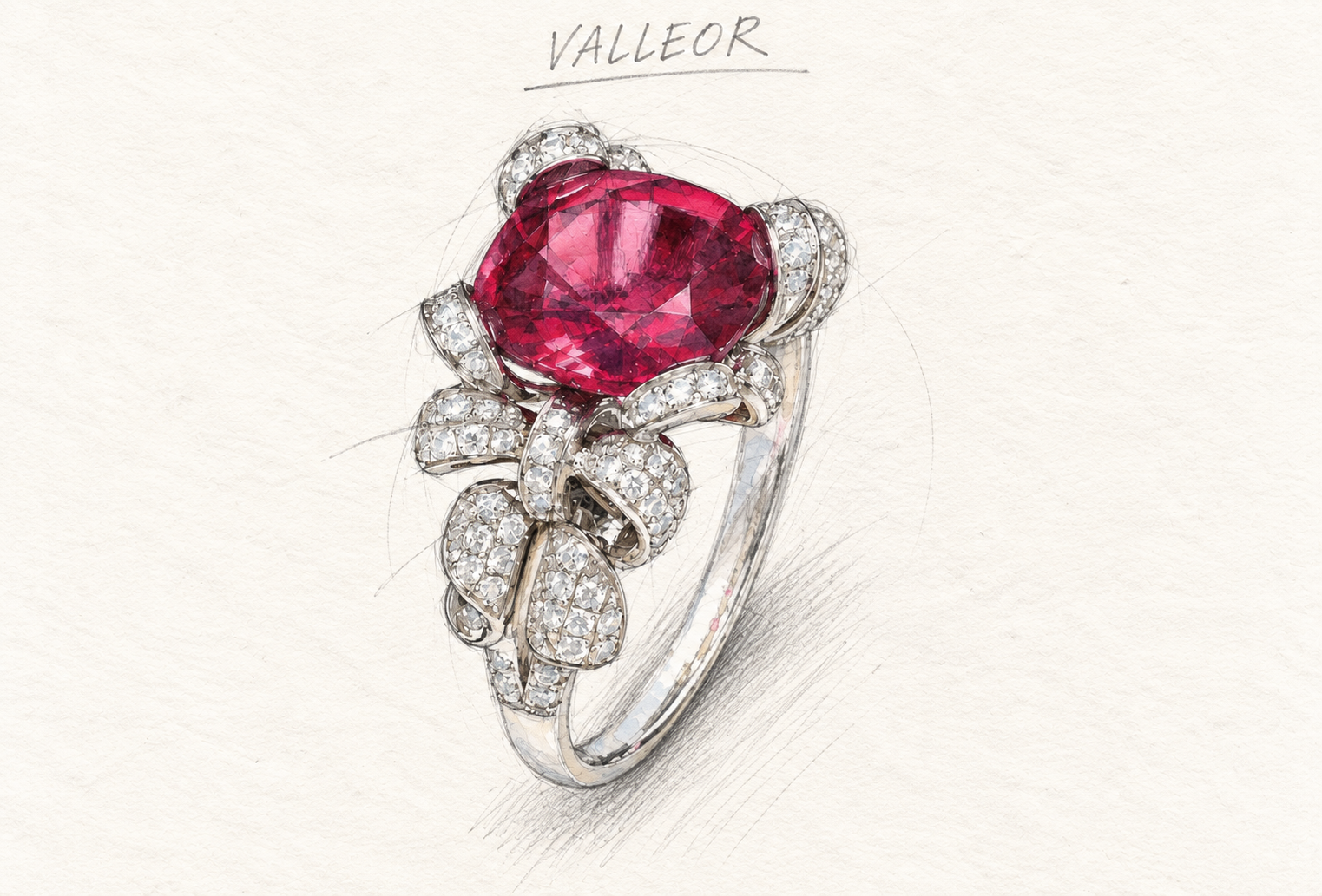 Rubellite Ring design study