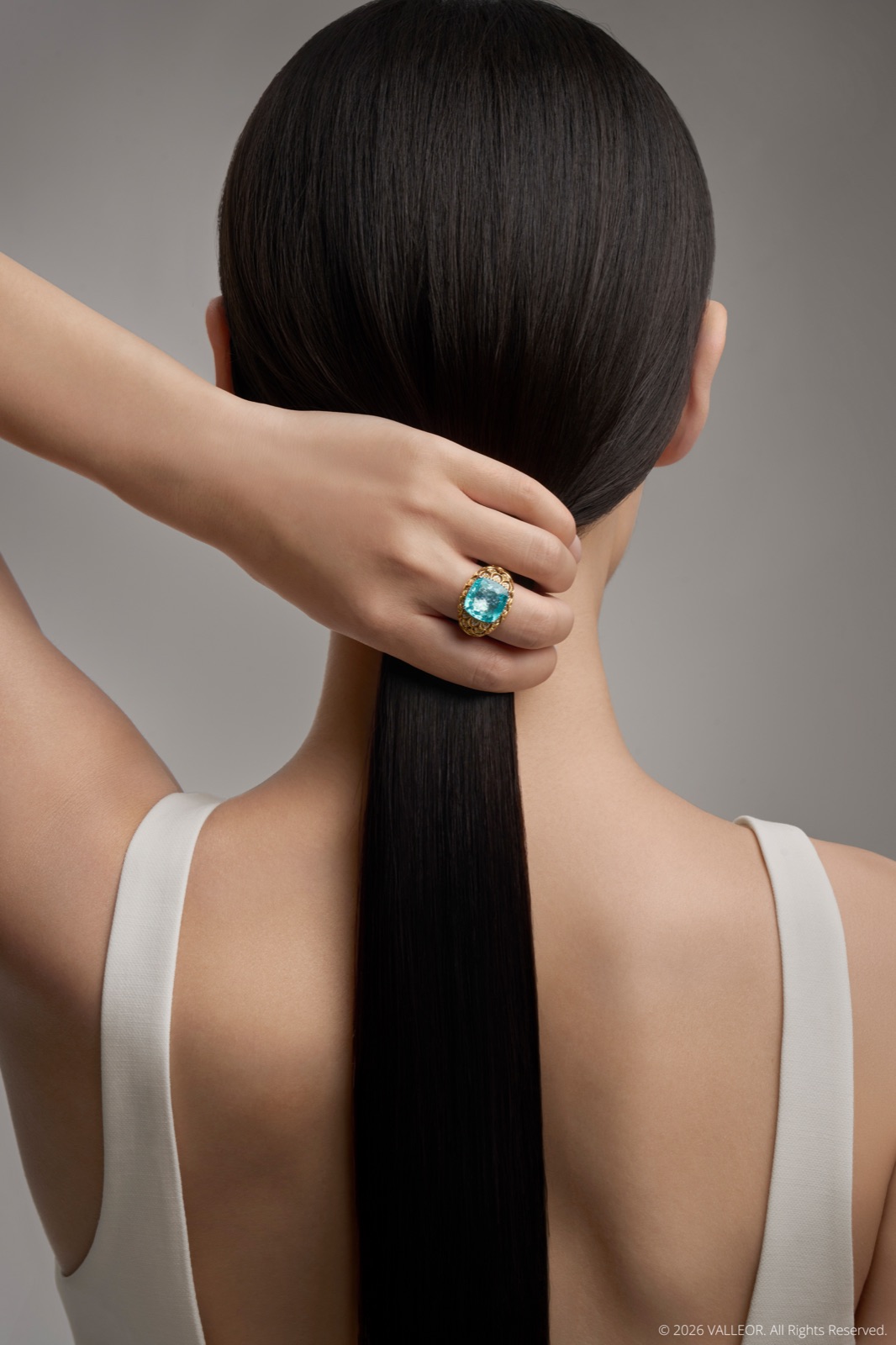 Paraiba Cocktail Ring, image 1