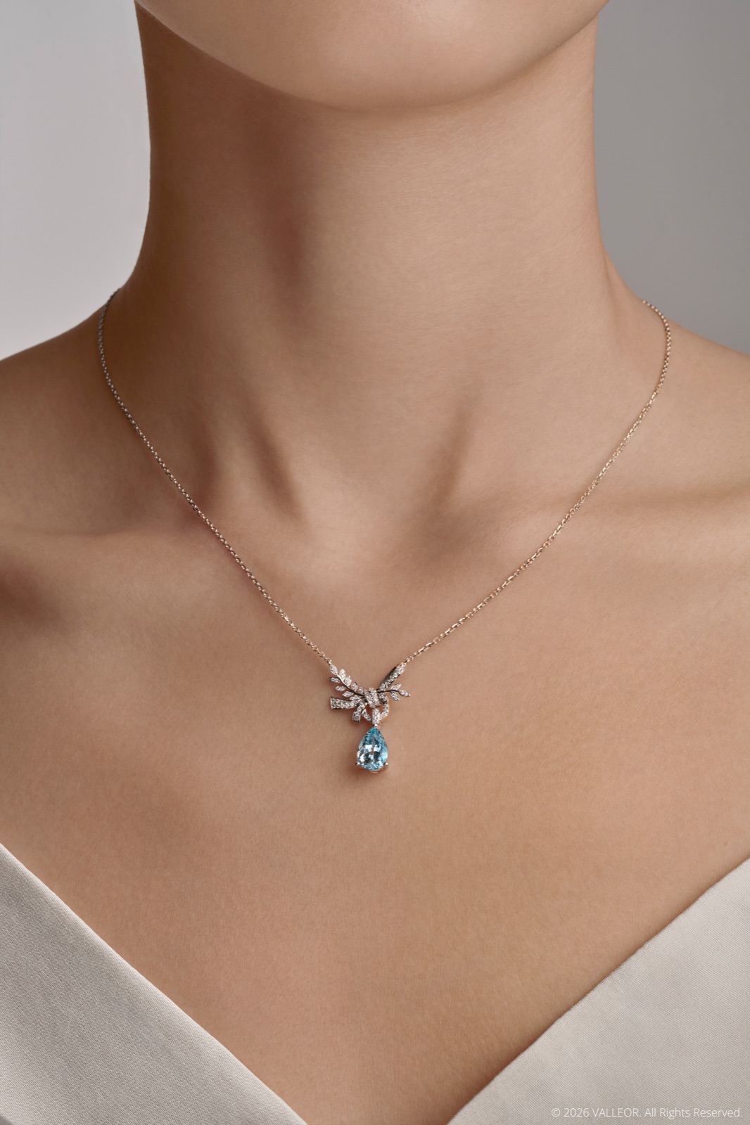 Aquamarine Necklace, image 1