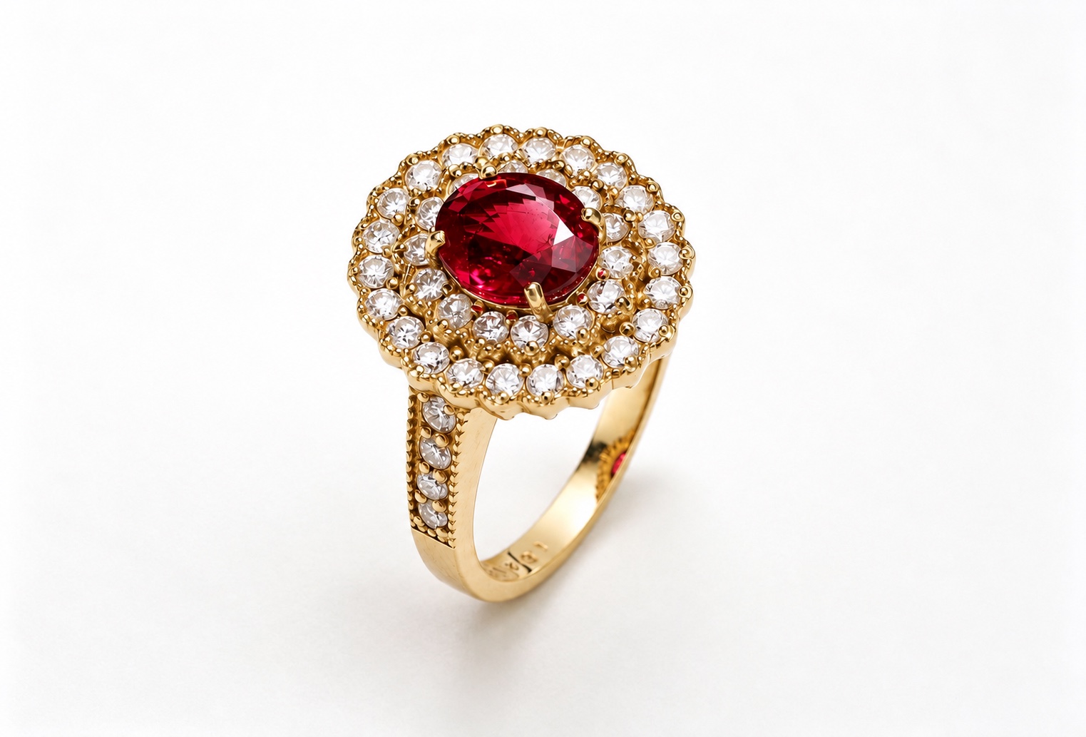 Pigeon Blood Ruby Ring