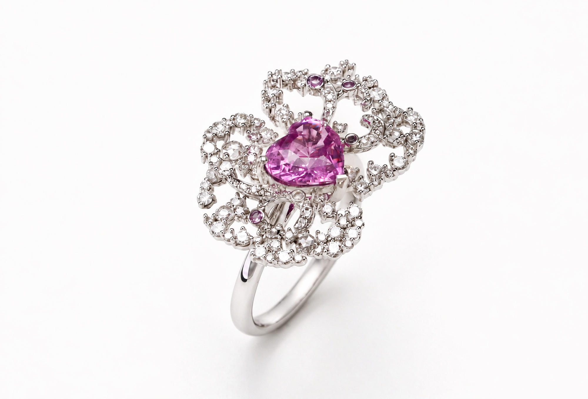 Purple Sapphire Ring